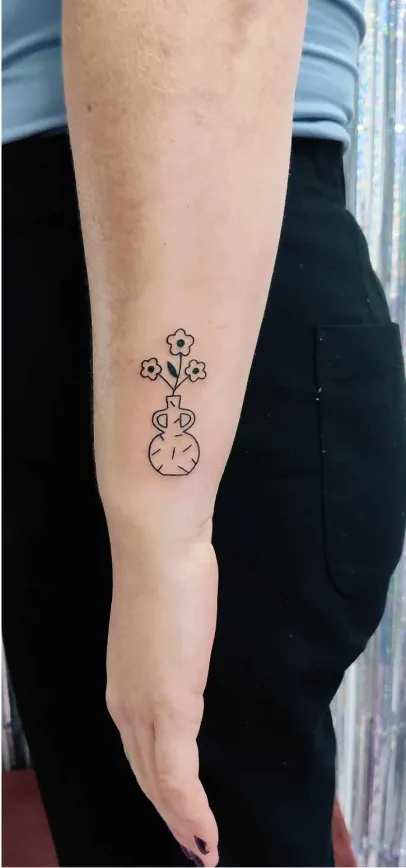 Tampala - Tatouage Handpoke