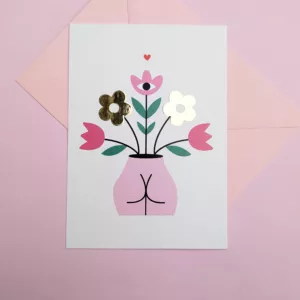 Carte postale - Fesses en fleurs – Image 3