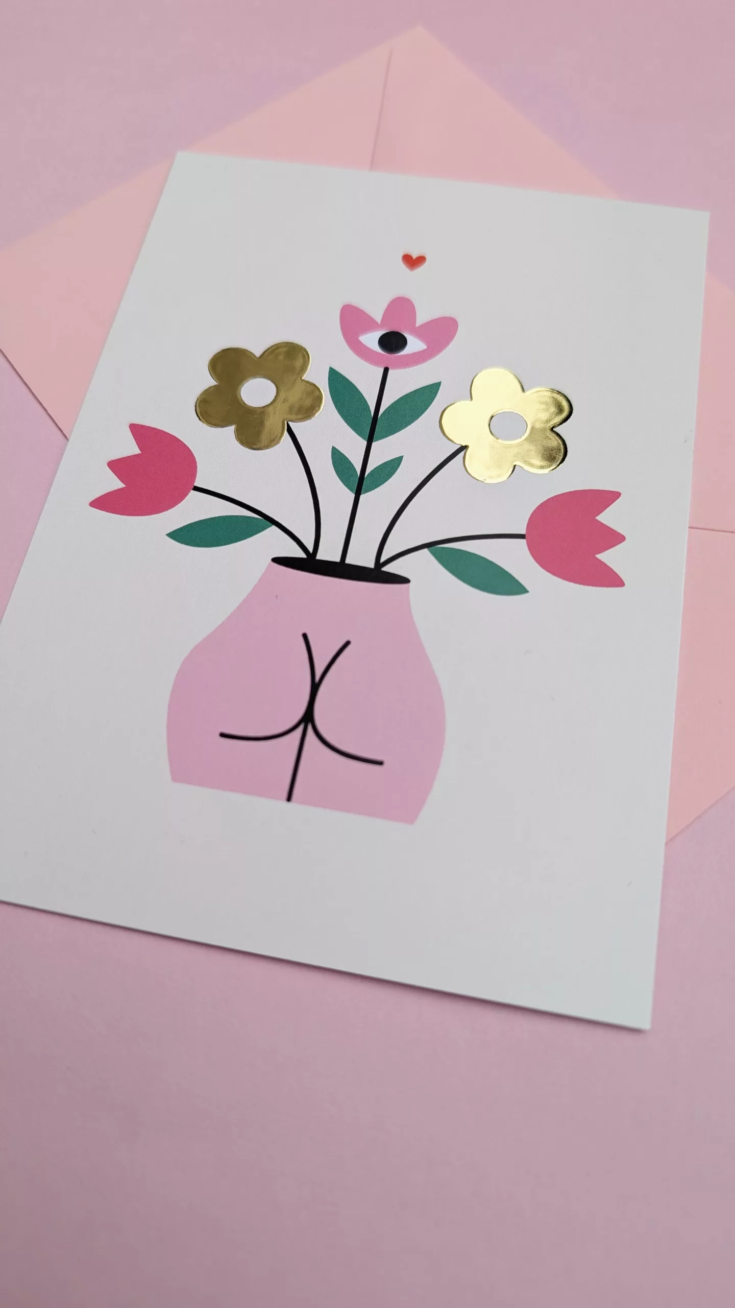 Carte postale - Fesses en fleurs – Image 2