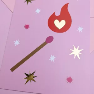 Carte postale - Allumette folle – Image 2