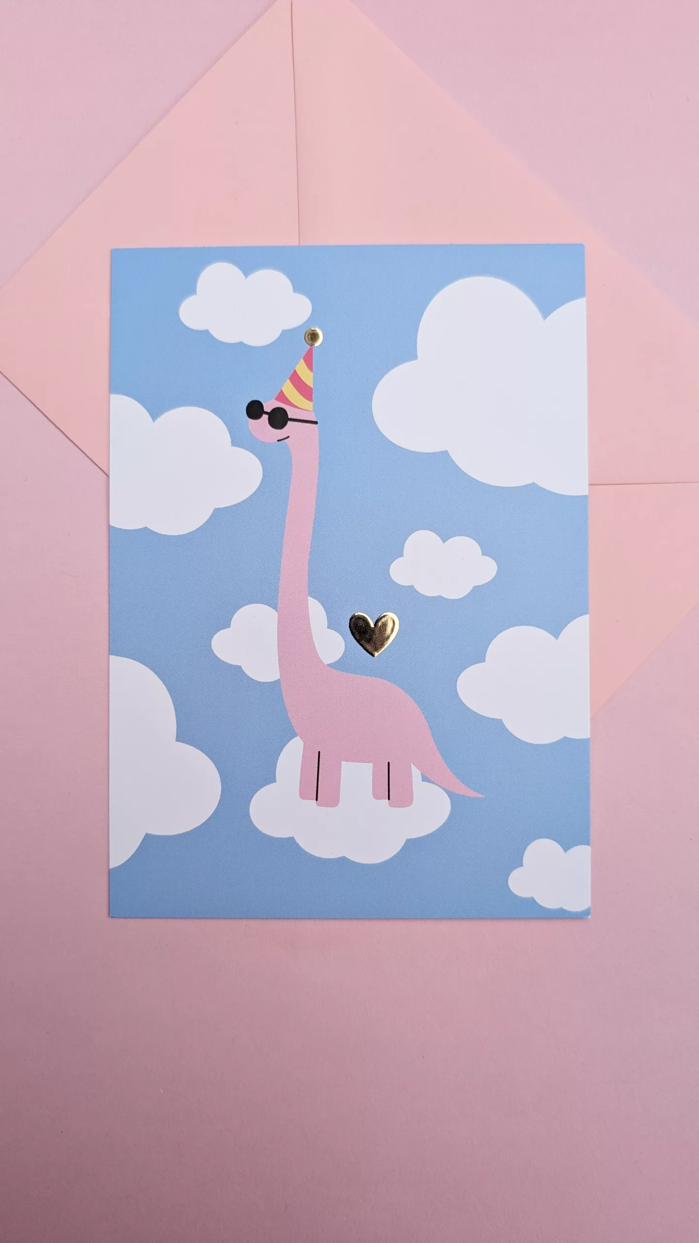 Carte postale - Dino en fête – Image 2