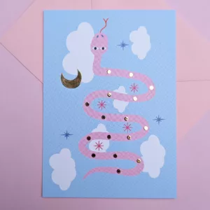 Carte postale - Serpent vicieux – Image 3