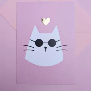 Carte postale - Chat du soleil – Image 3