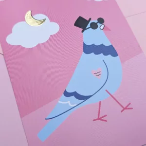 Carte postale - Pigeon rigolo – Image 2