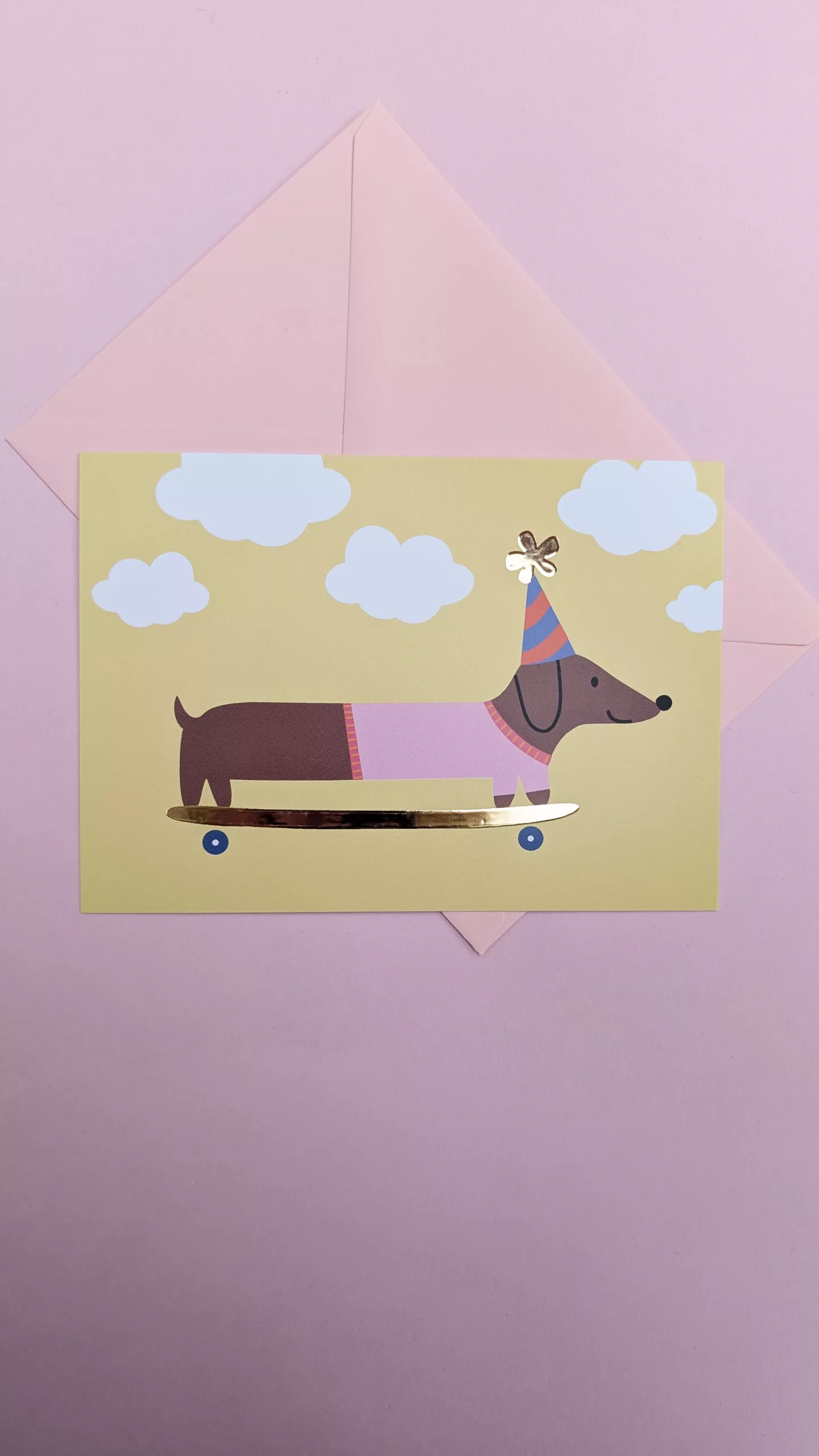 Carte postale - Teckel en skate – Image 3