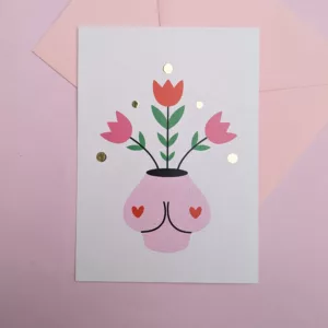 Carte postale - Boobs fleuris – Image 2