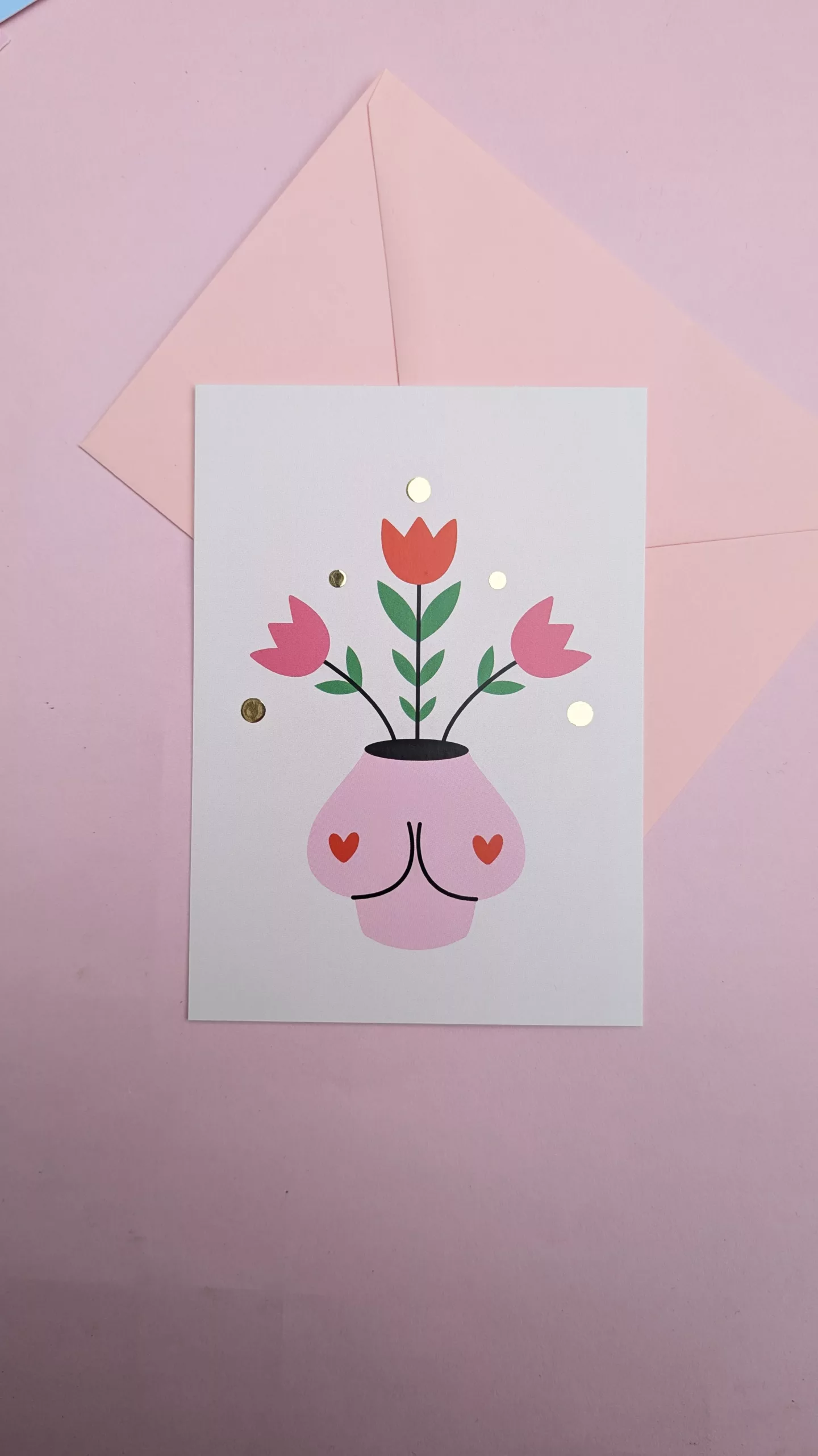 Carte postale - Boobs fleuris – Image 2