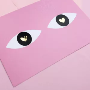 Carte postale - Yeux malicieux – Image 2