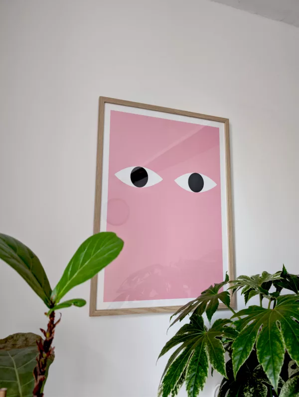 Affiche yeux malicieux