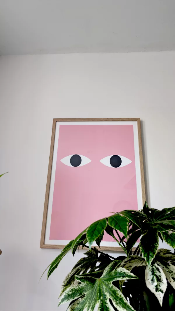 Affiche yeux malicieux