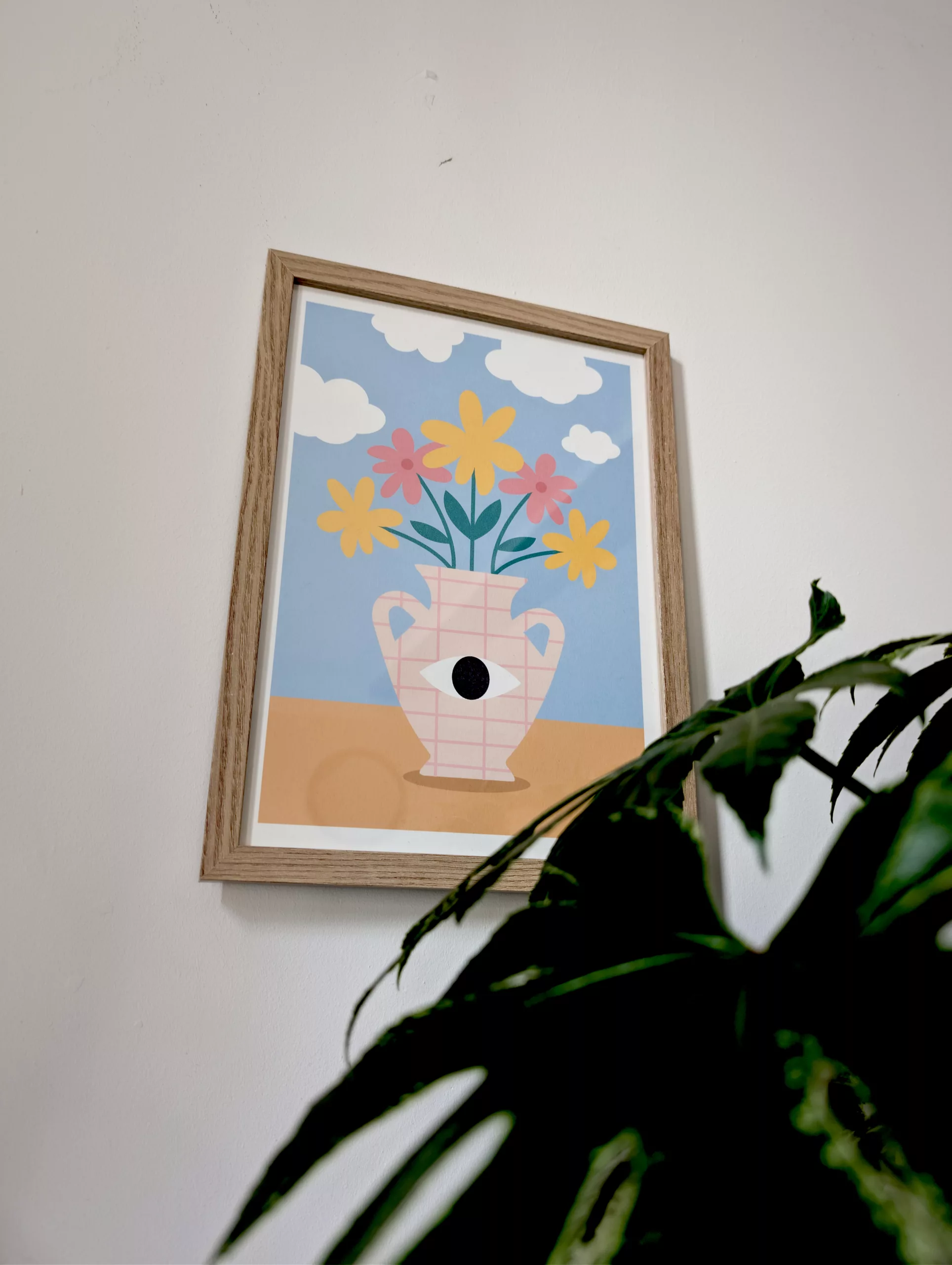 Affiche fleurs sous surveillance – Image 2