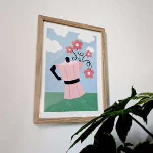 Affiche Cafetière fleurie – Image 3