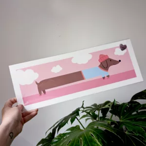 Affiche teckel interminable – Image 2