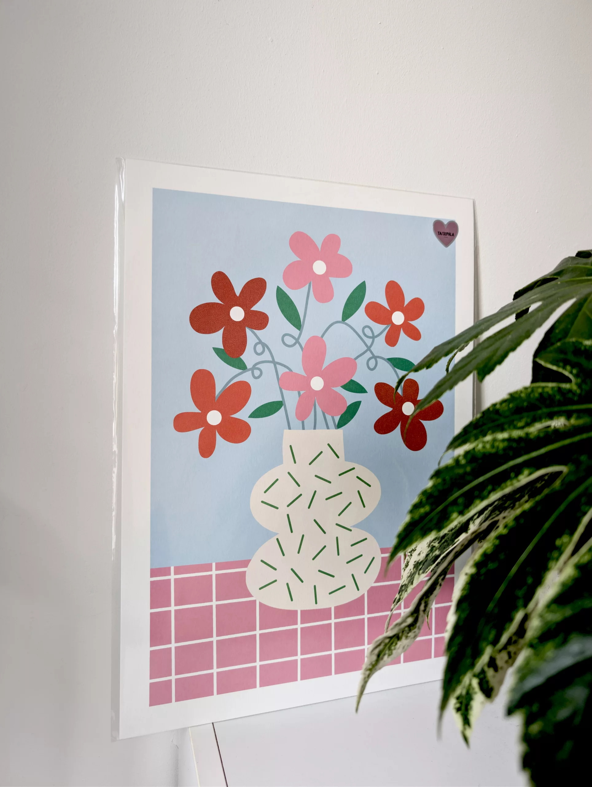 Affiche fleurs en folie – Image 1