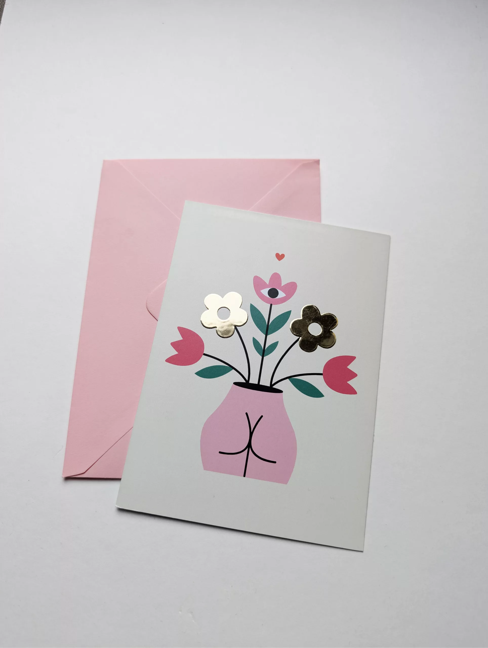 Carte postale - Fesses en fleurs – Image 1