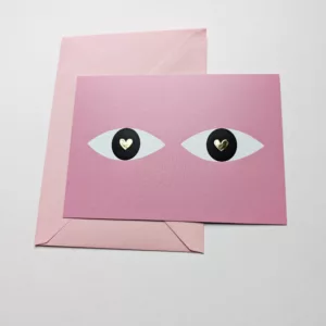 Carte postale - Yeux malicieux – Image 1