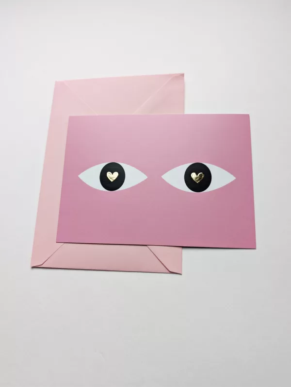 Carte postale - Yeux malicieux