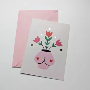 Carte postale - Boobs fleuris – Image 1