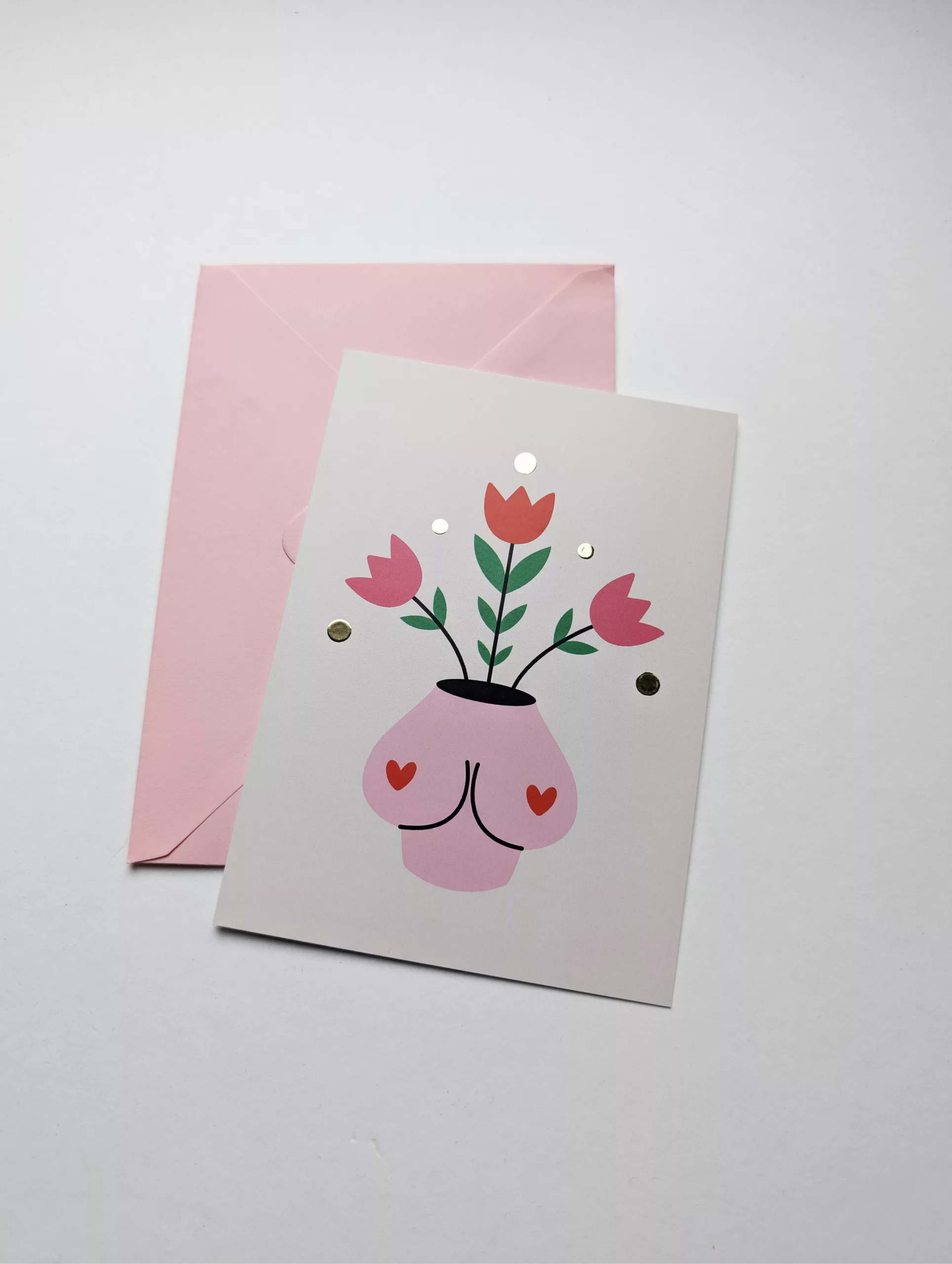 Carte postale - Boobs fleuris – Image 1