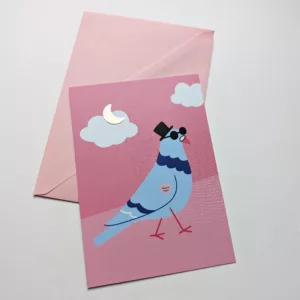 Carte postale - Pigeon rigolo – Image 1