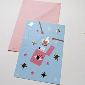 Carte postale - Briquet coeur – Image 1