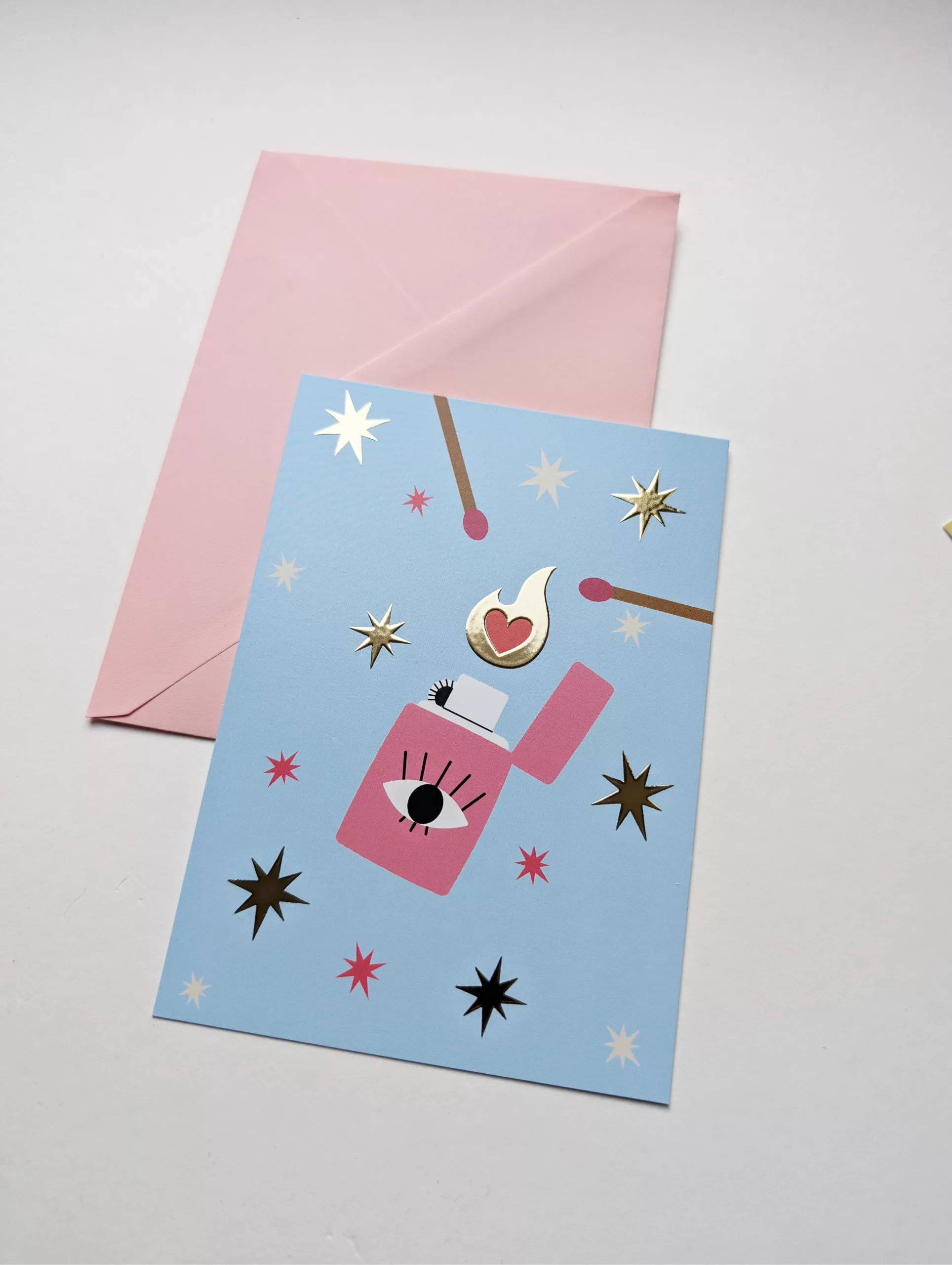 Carte postale - Briquet coeur – Image 1