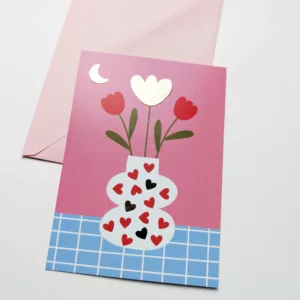 Carte postale - Vase d'amour – Image 1