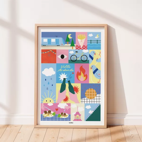 Affiche Ville Ardente